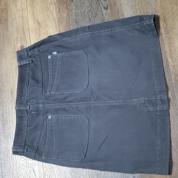 The North Face corduroy grey mini skirt euc - Picture 5 of 7